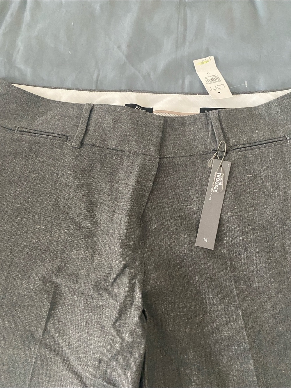 LOFT Gray Trousers